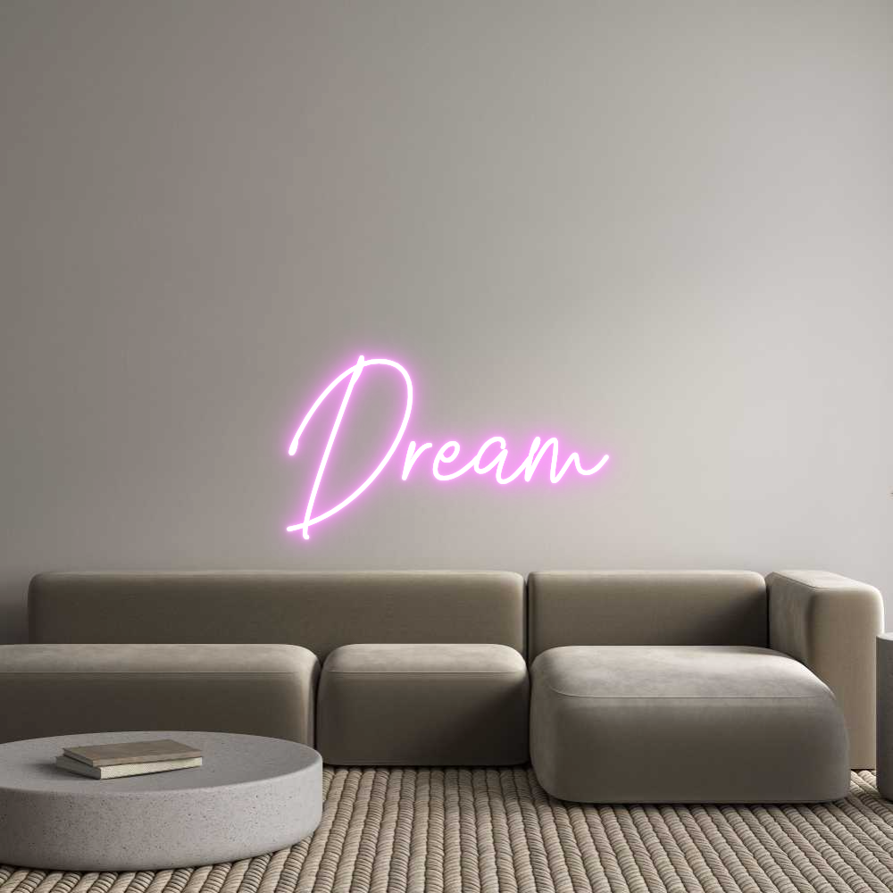 Custom Neon Text - Dream