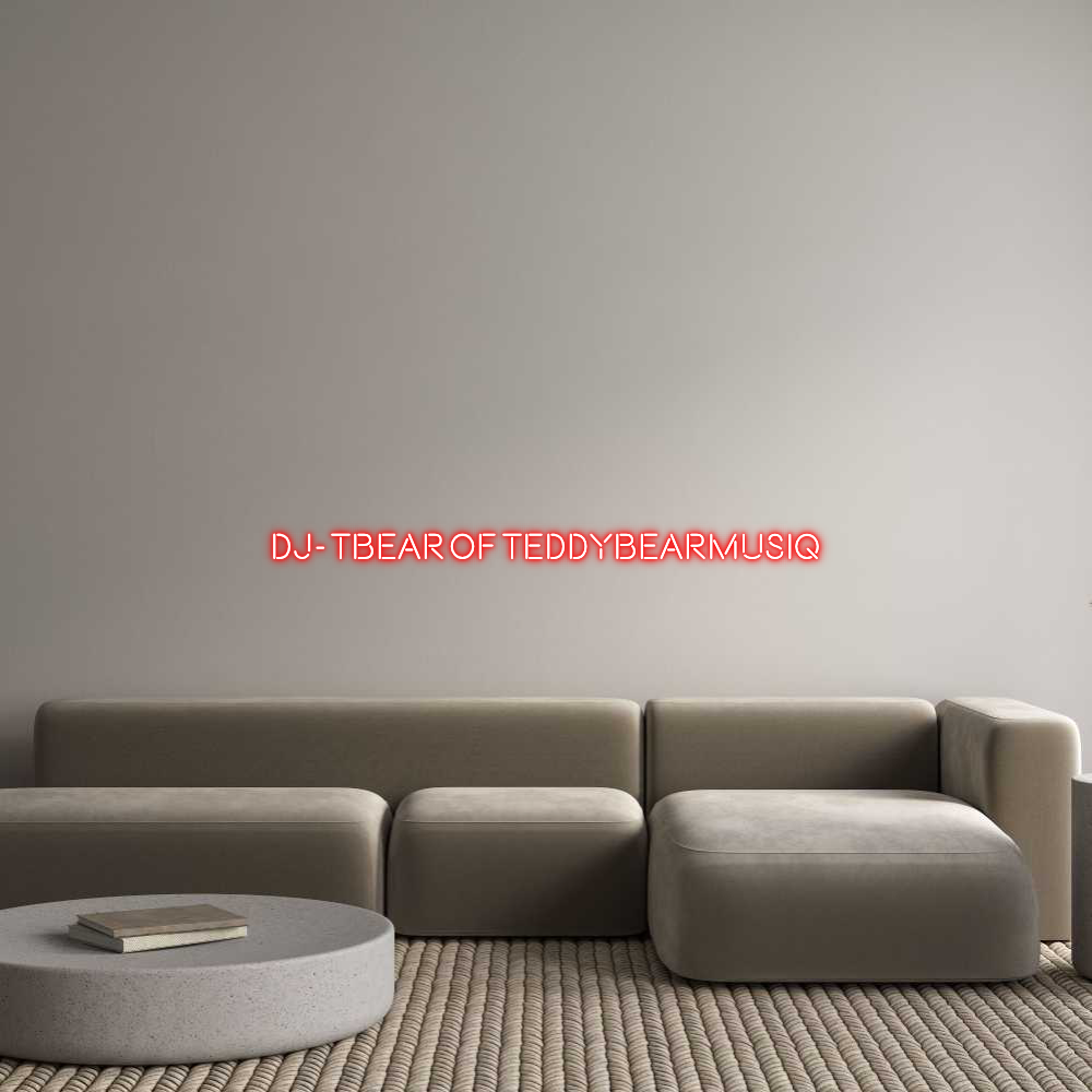Custom Neon Text - DJ - TBEAR of...