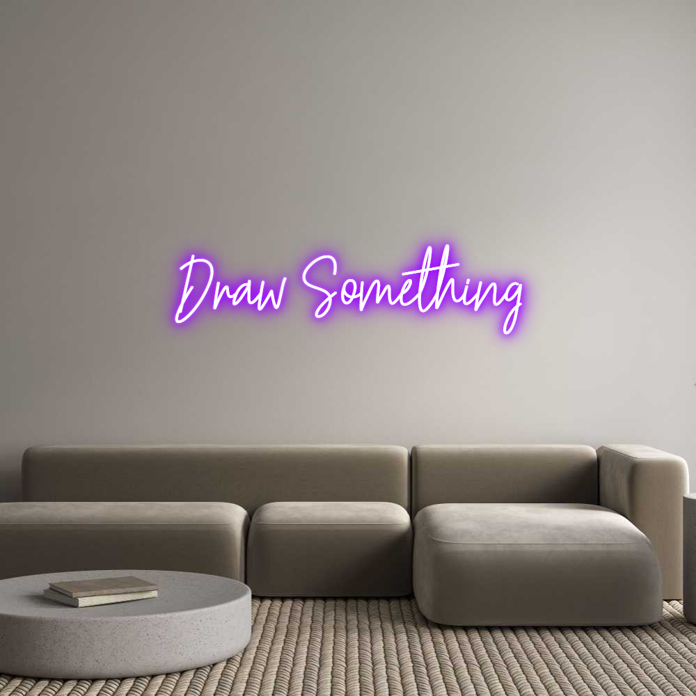 Custom Neon Text - Draw Something