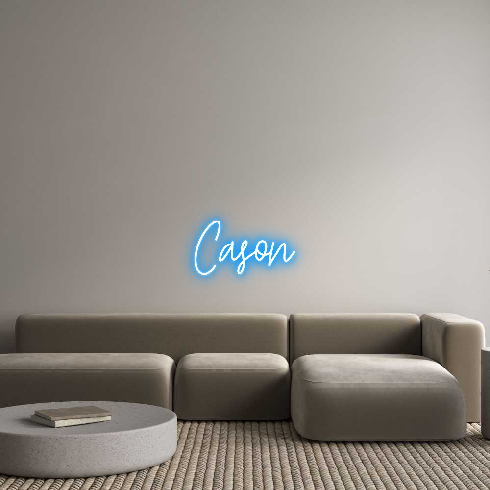 Custom Neon Text - Cason