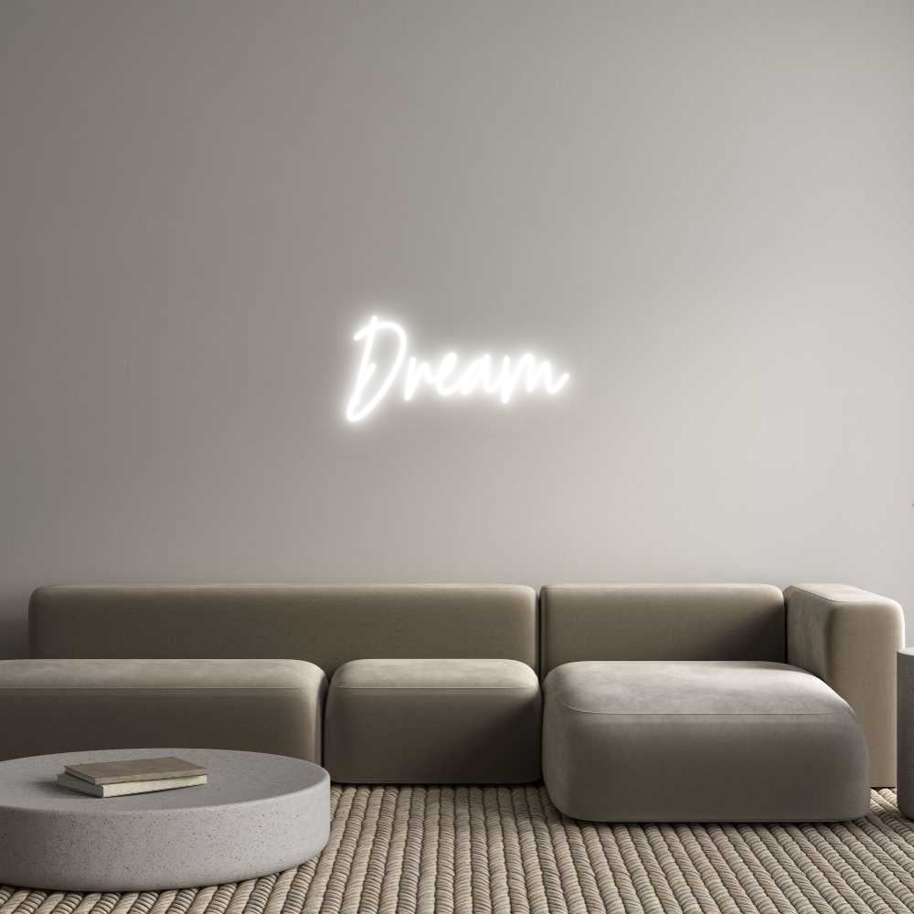 Custom Neon Text - Dream