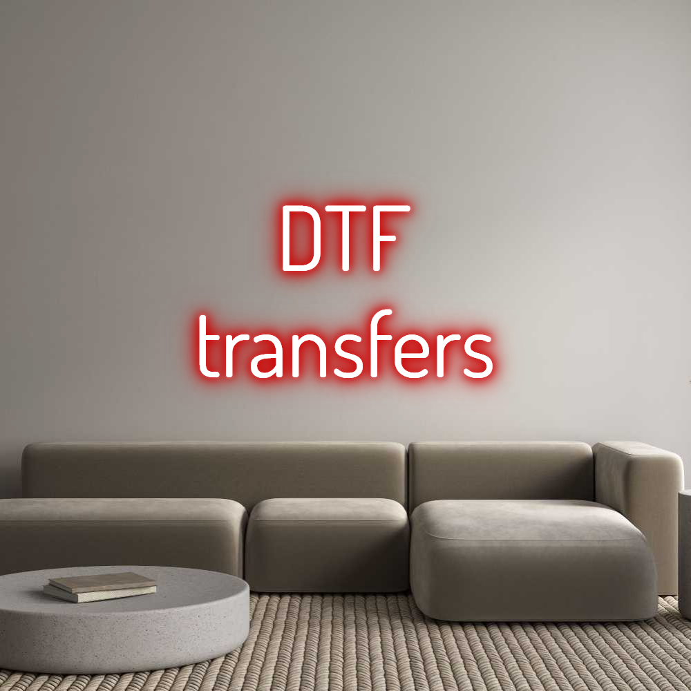Custom Neon Text - DTF
transfers
