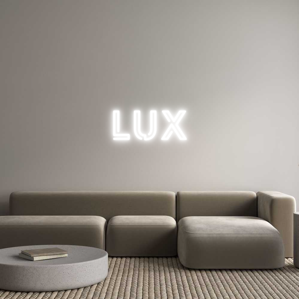 Custom Neon Text - LUX