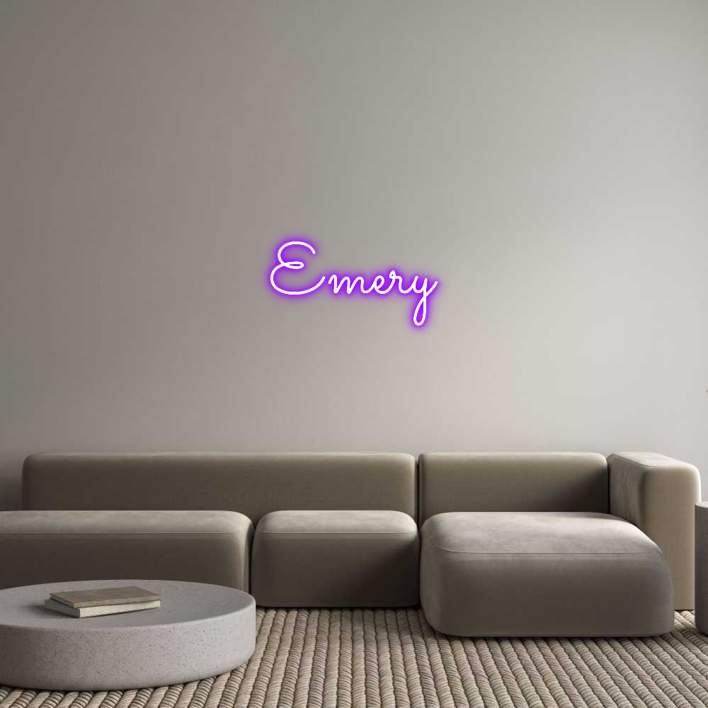 Custom Neon Text - Emery