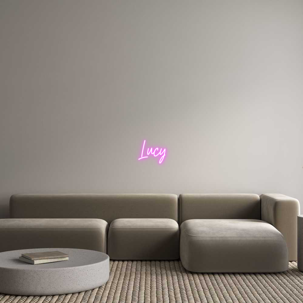Custom Neon Text - Lucy