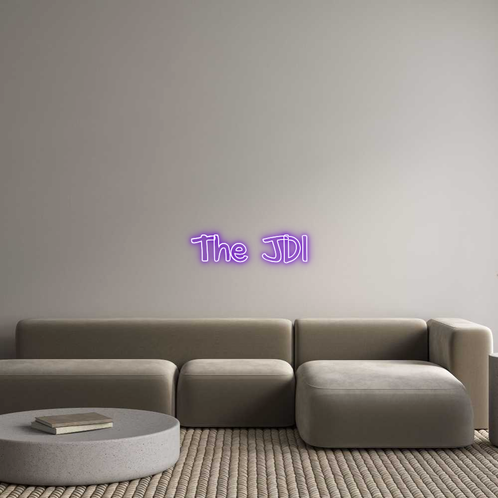 Custom Neon Text -  The JDI