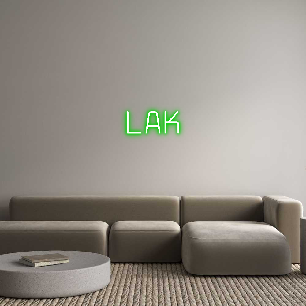 Custom Neon Text - LAK