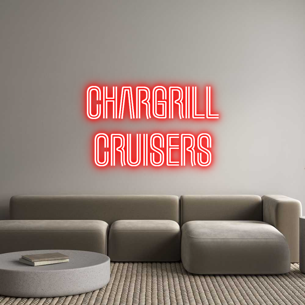 Custom Neon Text - CHARGRILL
CR...