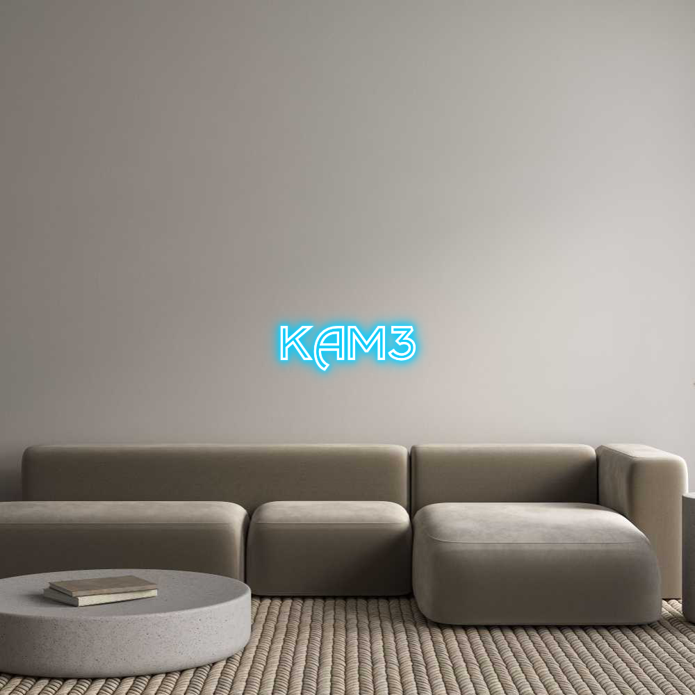 Custom Neon Text - KAM3
