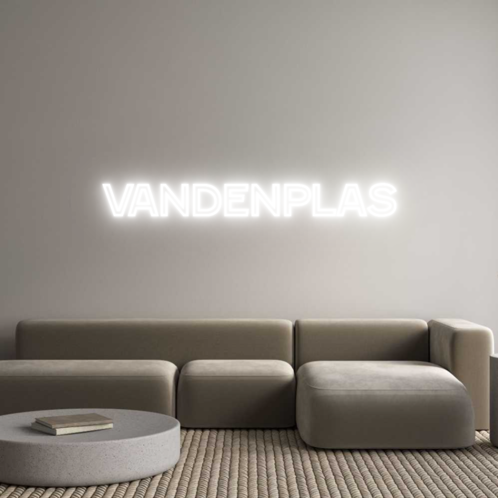 Custom Neon Text - VanDenPlas
