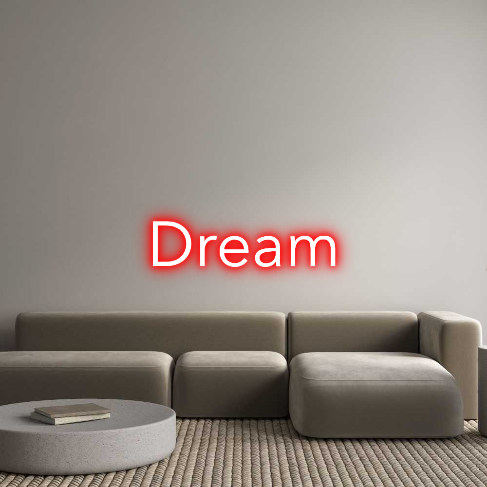 Custom Neon Text - Dream