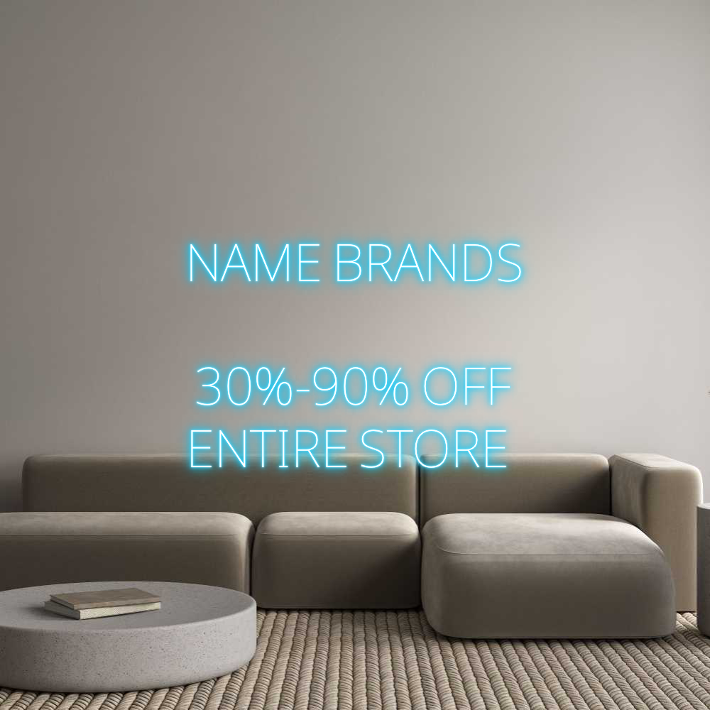 Custom Neon Text - NAME BRANDS
...