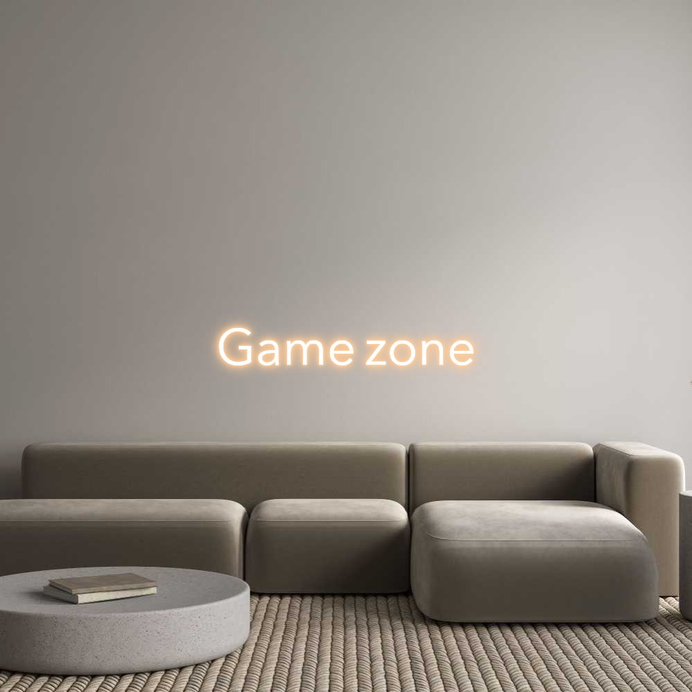 Custom Neon Text - Game zone