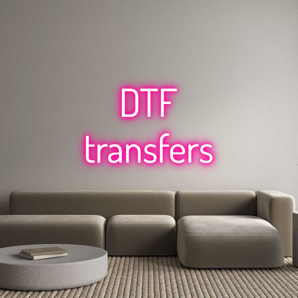 Custom Neon Text - DTF
transfers