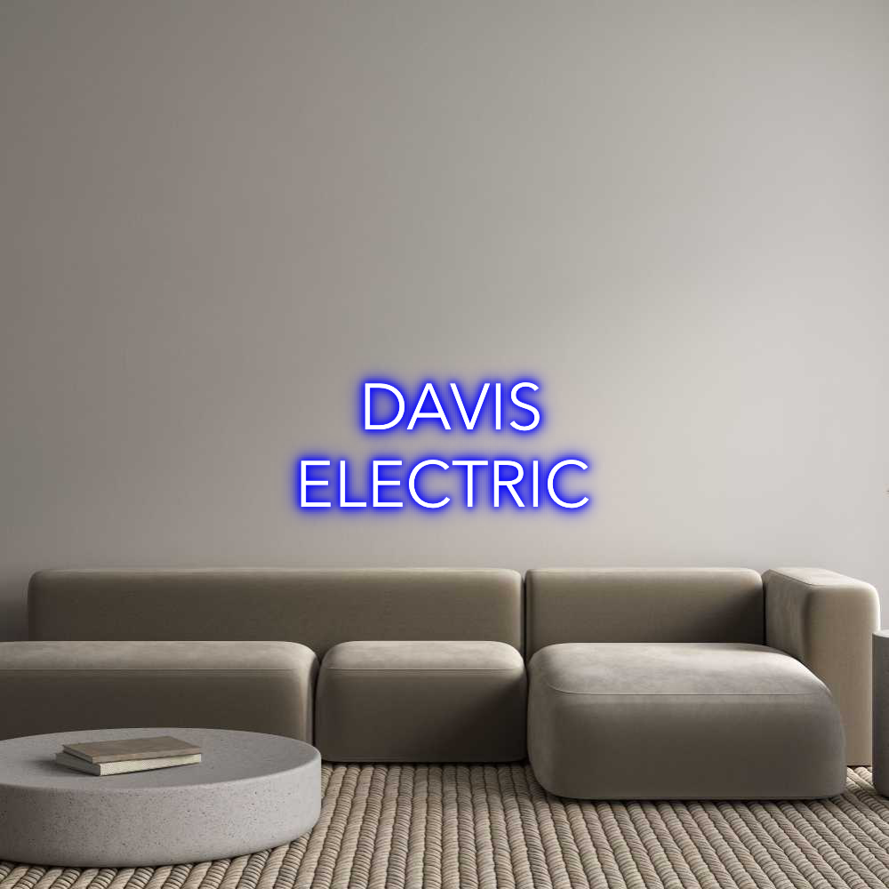Custom Neon Text - DAVIS
ELECTR...