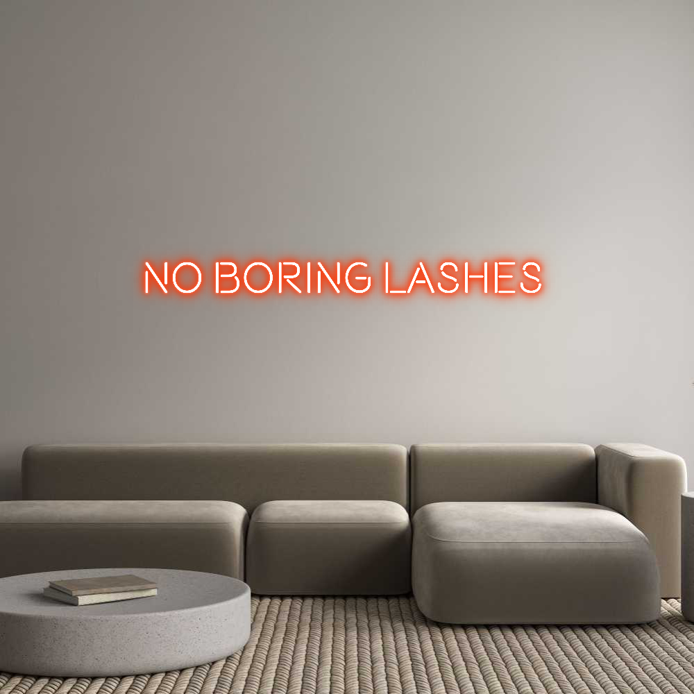 Custom Neon Text - No boring las...