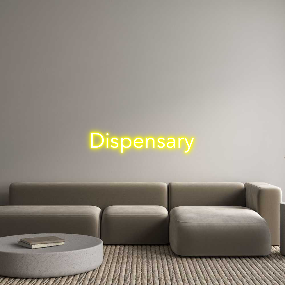 Custom Neon Text - Dispensary