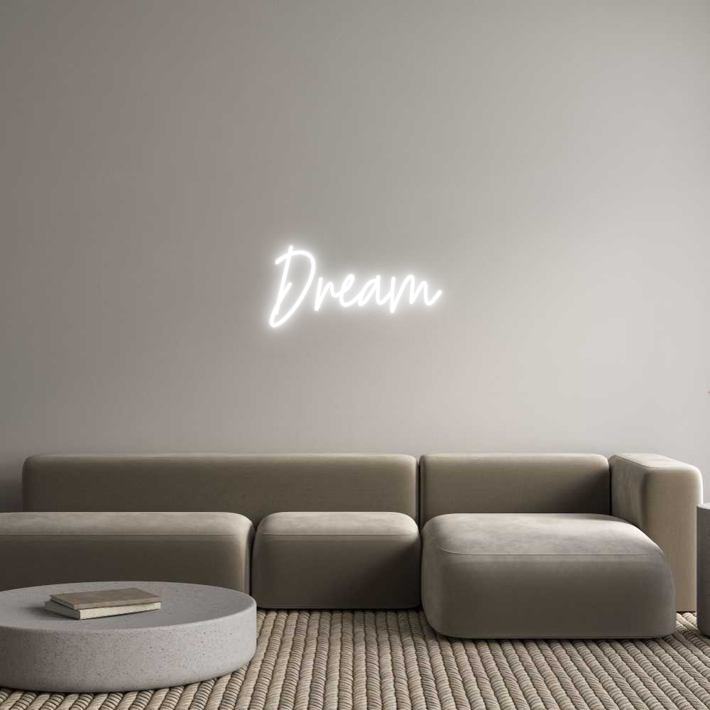 Custom Neon Text - Dream