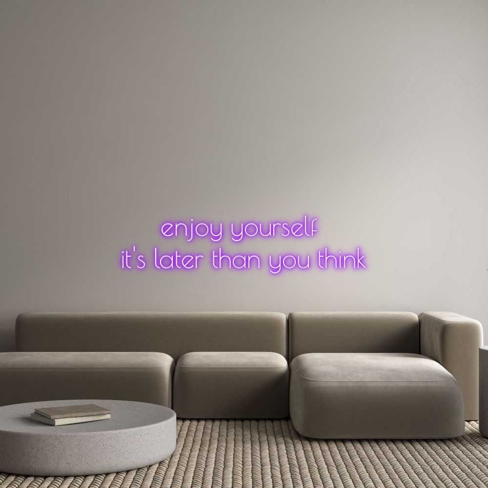 Custom Neon Text - enjoy yoursel...