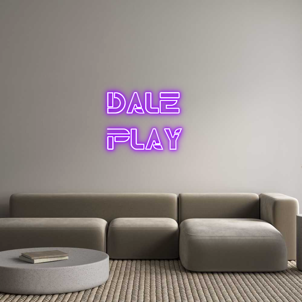 Custom Neon Text - Dale 
Play