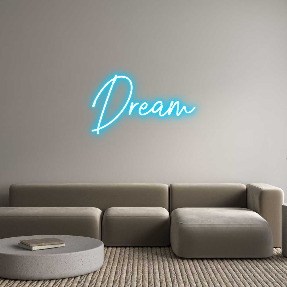 Custom Neon Text - Dream