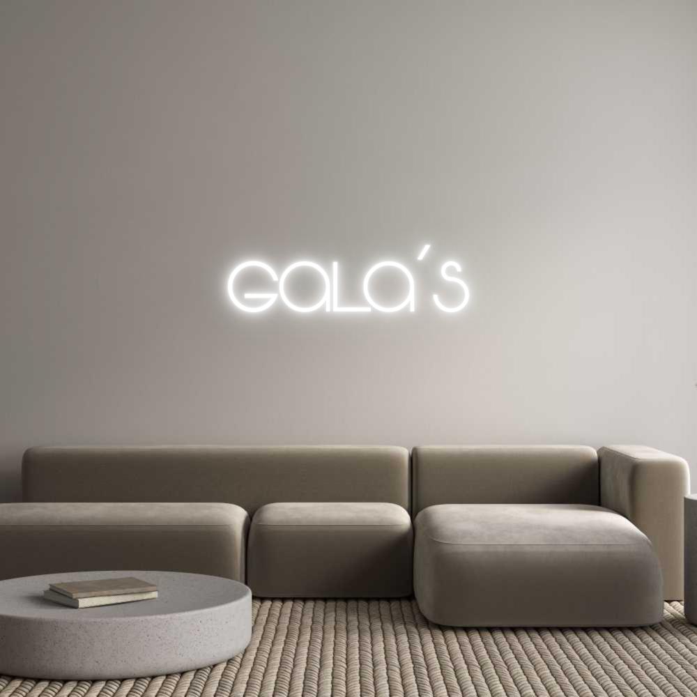 Custom Neon Text - Gala's