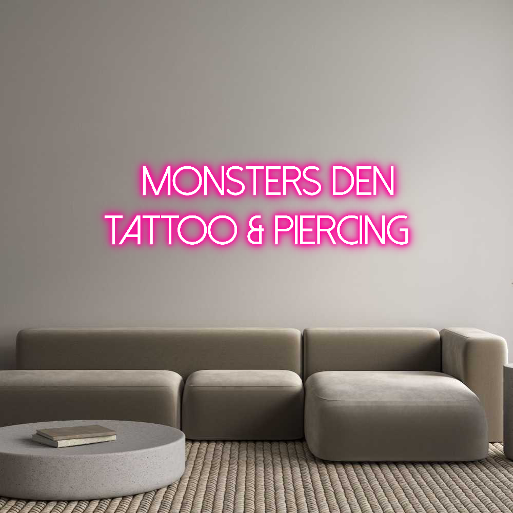 Custom Neon Text -     Monsters ...