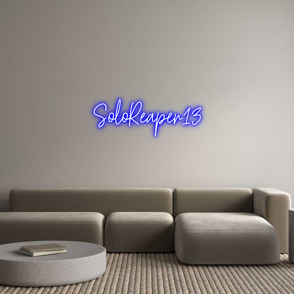 Custom Neon Text - SoloReaper13