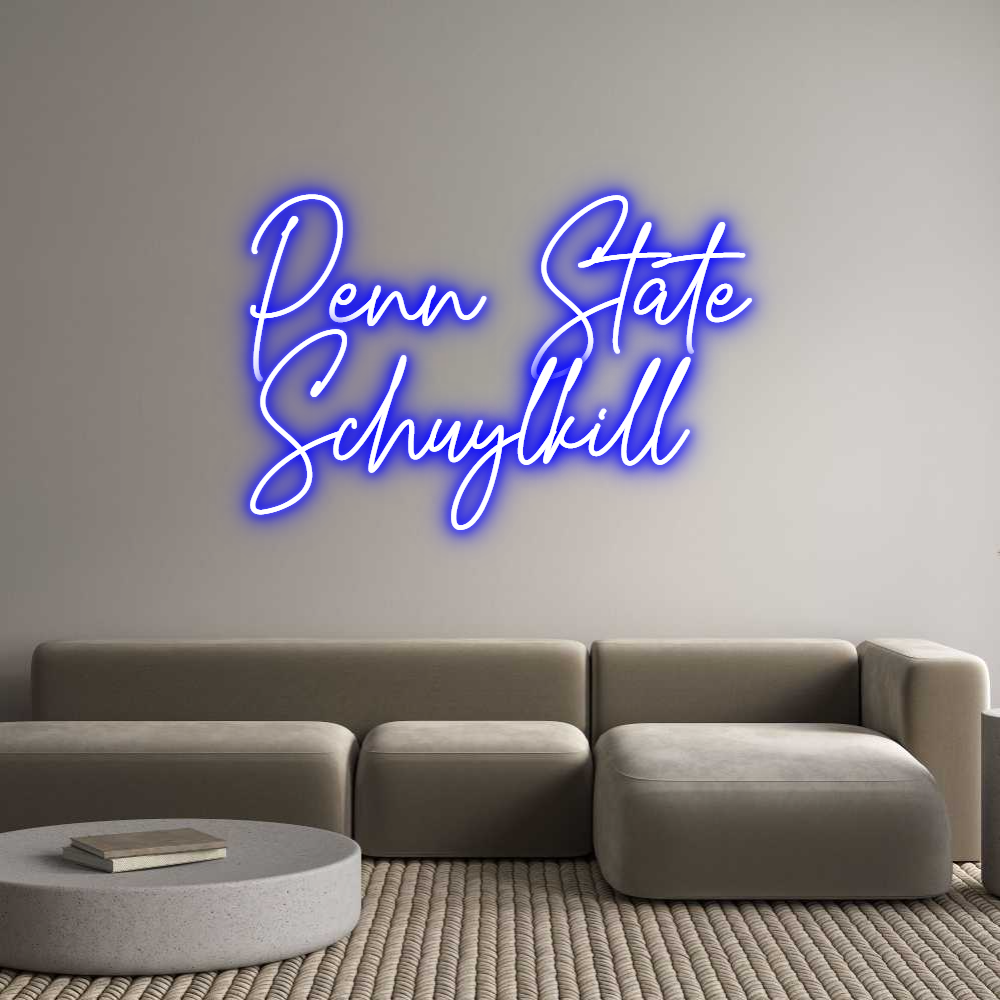 Custom Neon Text - Penn State
S...