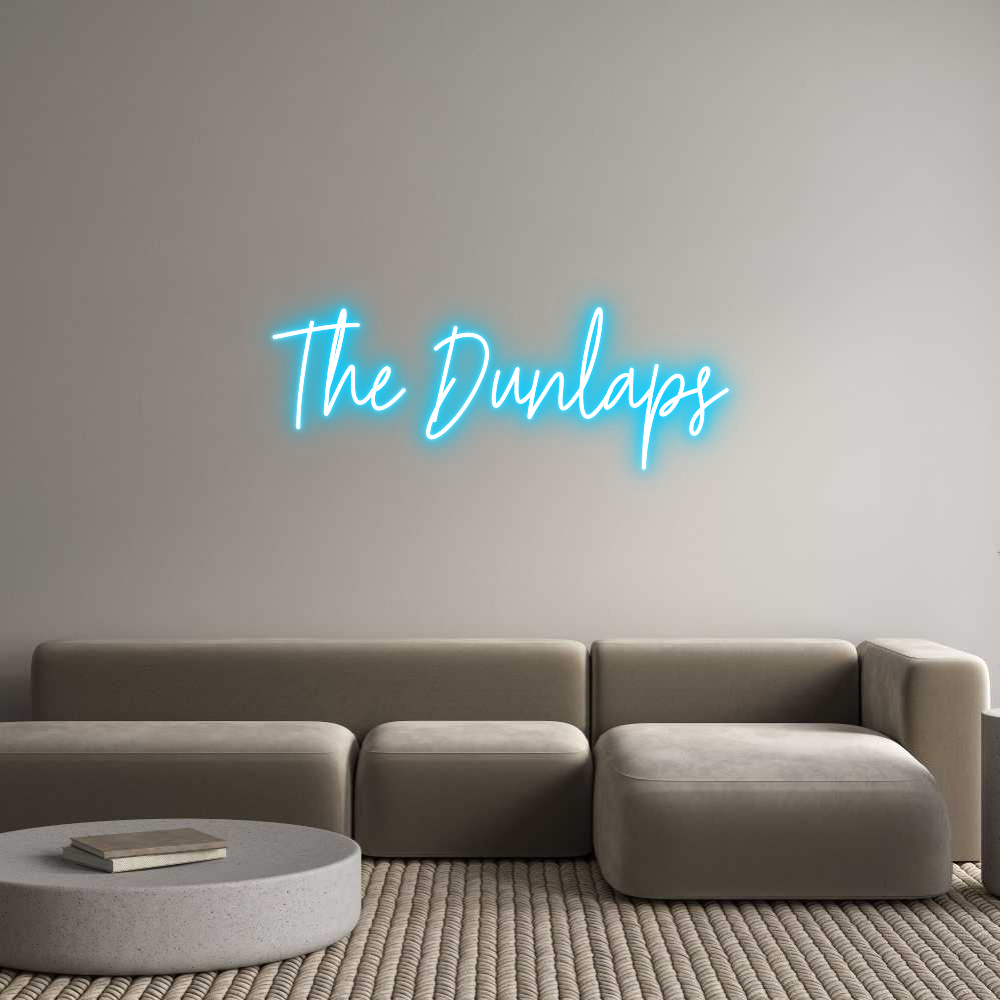 Custom Neon Text - The Dunlaps