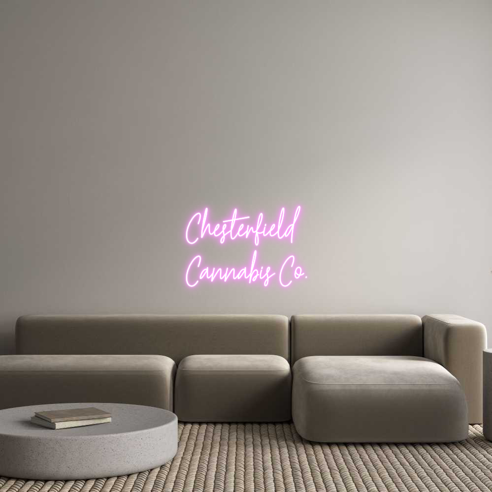 Custom Neon Text - Chesterfield ...