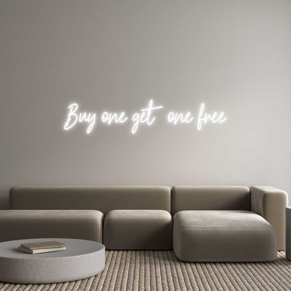 Custom Neon Text - Buy one get o...