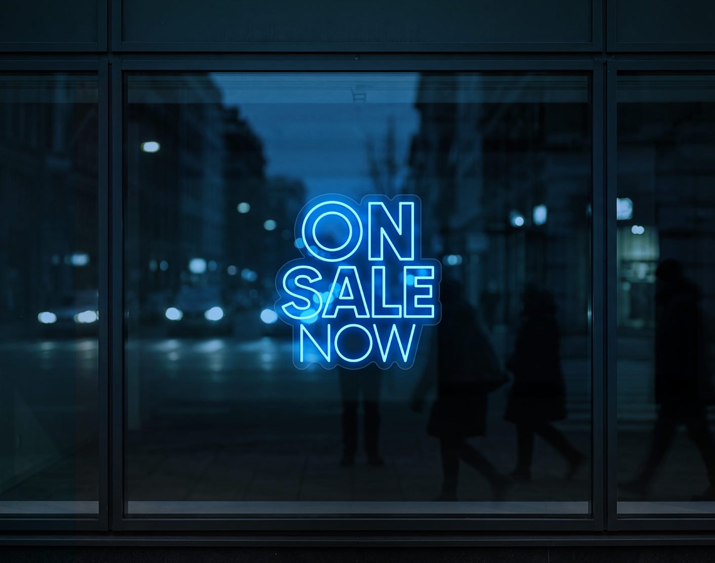 On Sale Now LED Neon Sign - Light Blue