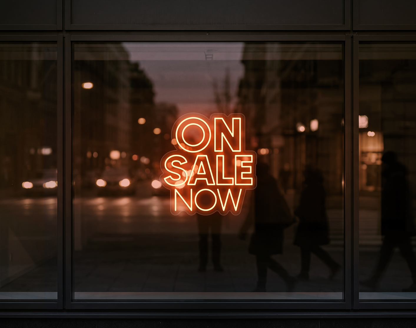 On Sale Now LED Neon Sign - Peach Orange