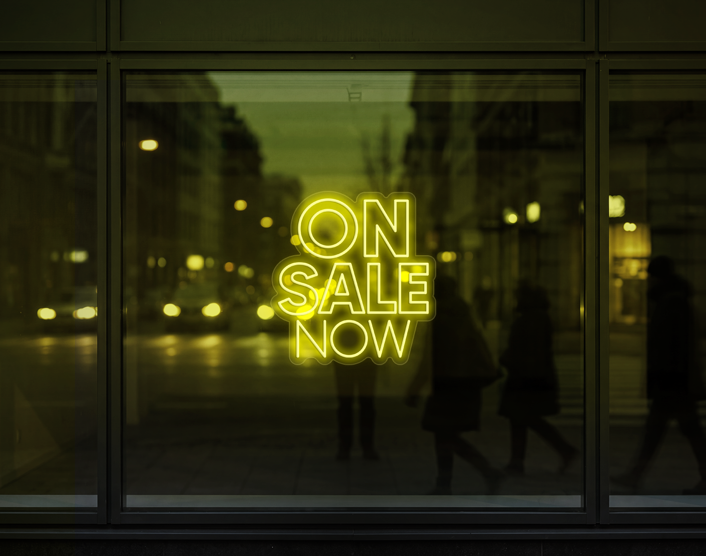 On Sale Now LED Neon Sign - Yellow