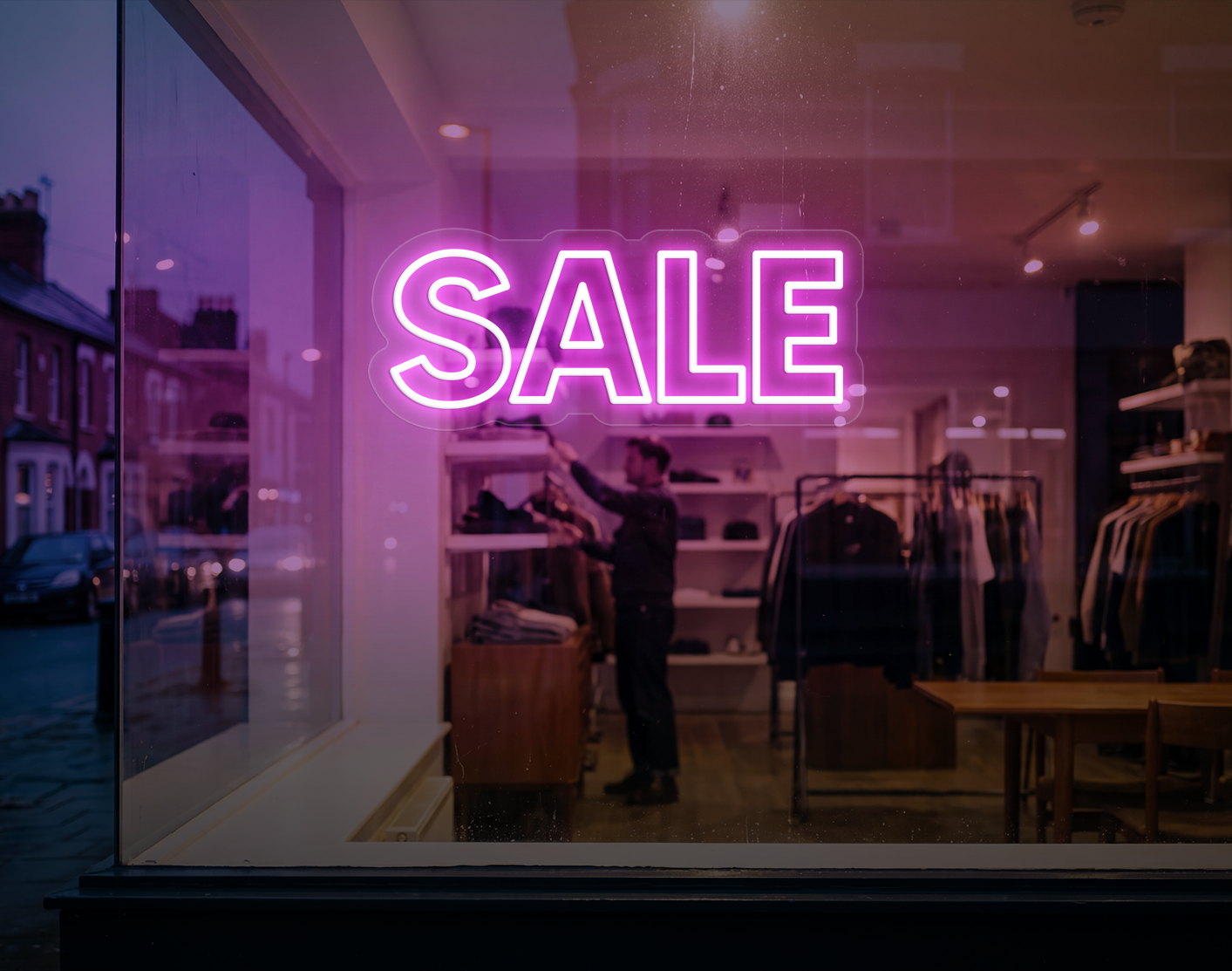 Sale LED Neon Sign - Bubblegum Pink