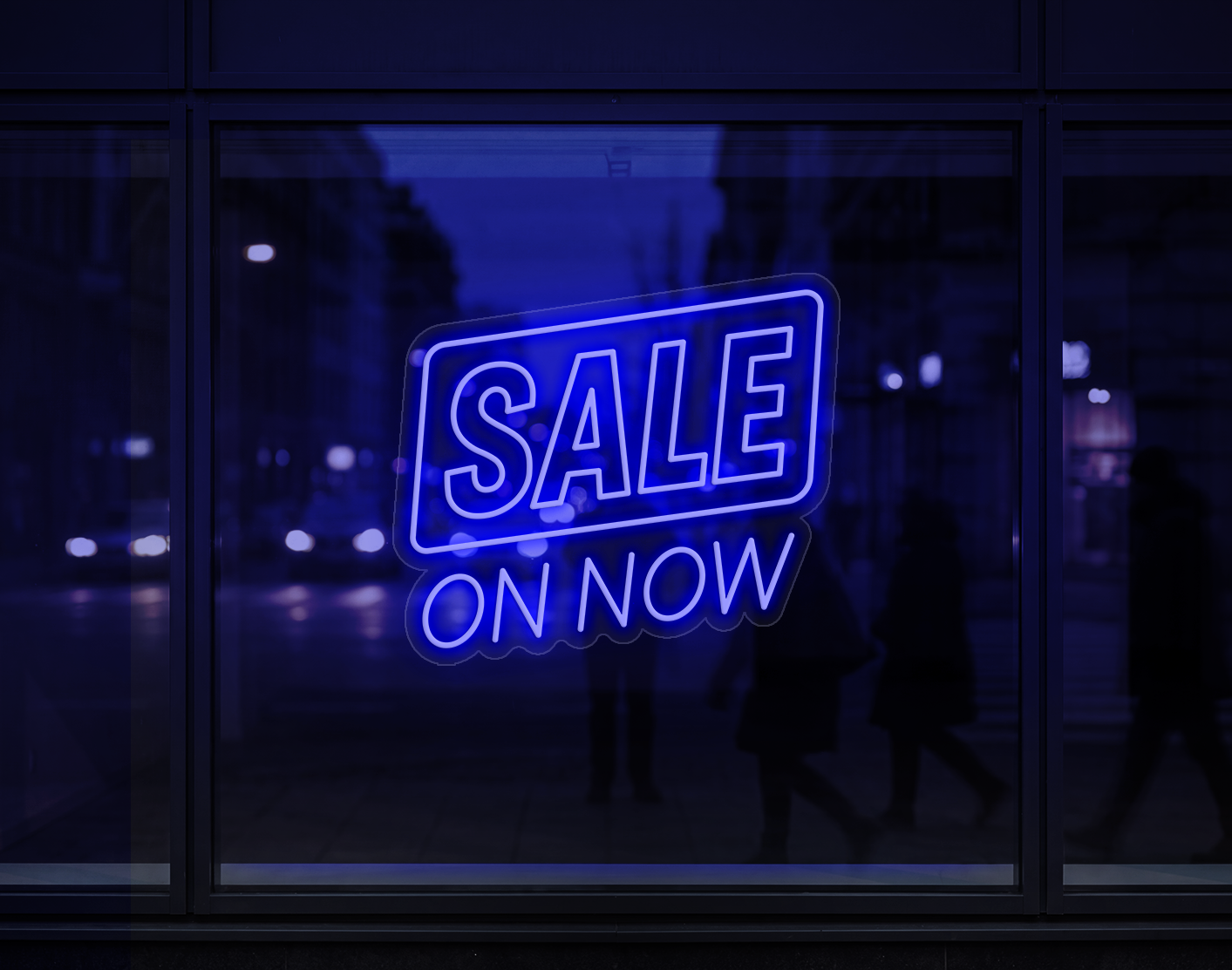 Sale On Now LED Neon Sign - Dark Blue