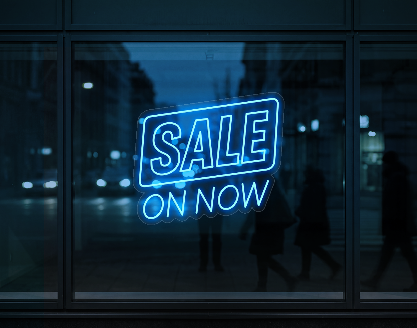 Sale On Now LED Neon Sign - Light Blue
