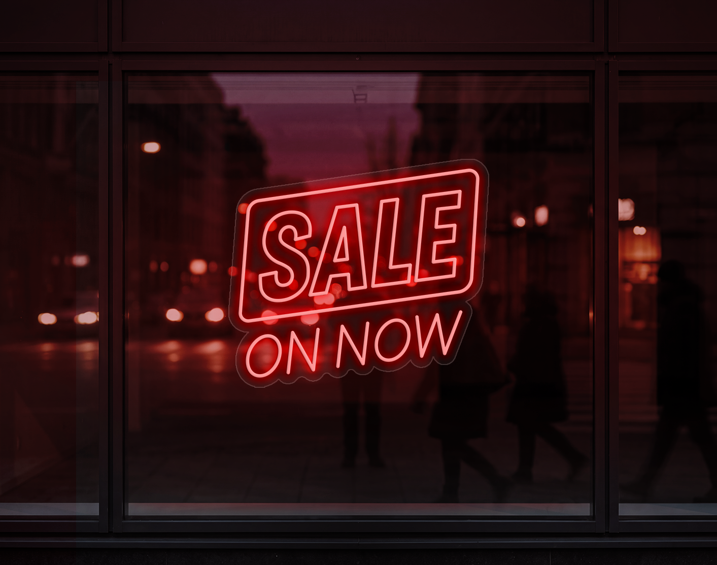 Sale On Now LED Neon Sign - Red