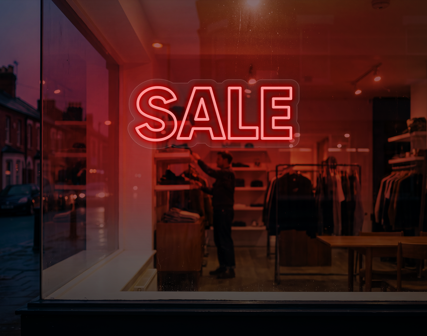 Sale LED Neon Sign - Red