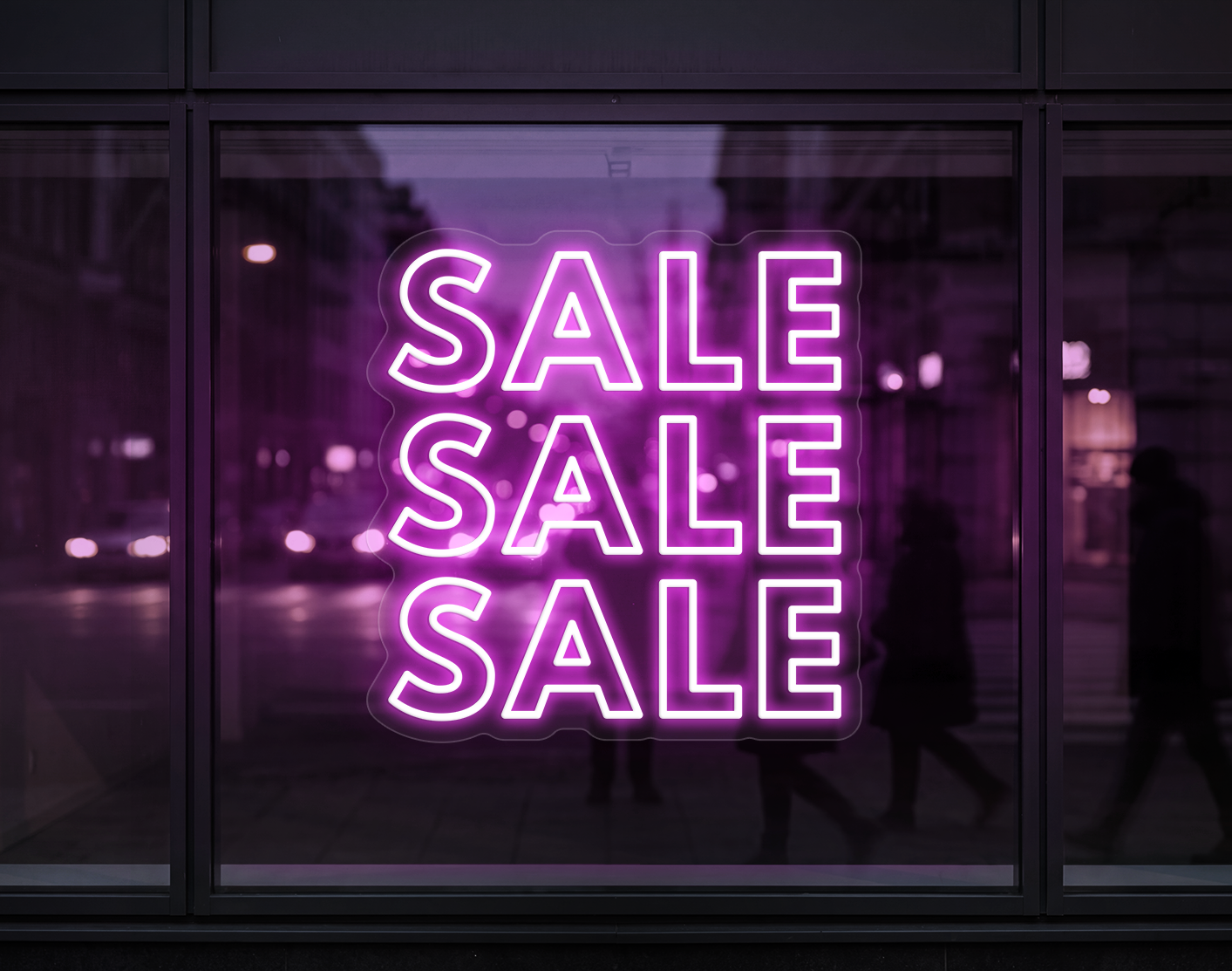 Sale Sale Sale LED Neon Sign - Bubblegum Pink