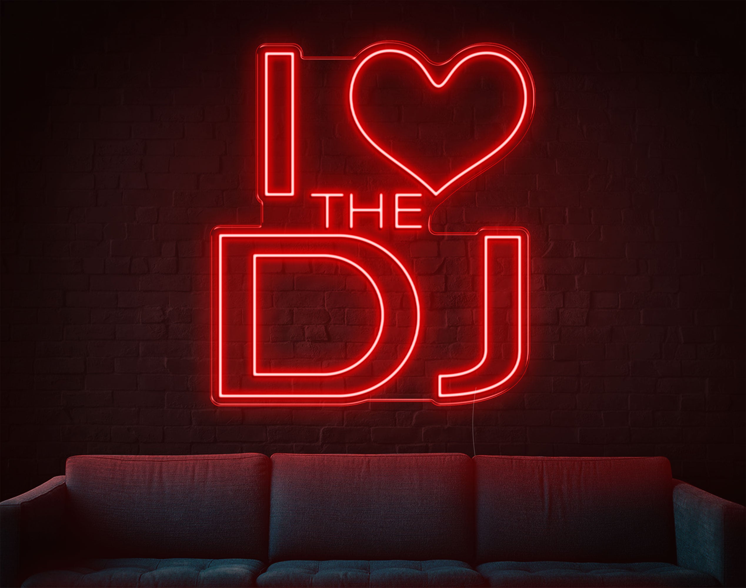 I Love The Dj LED Neon Sign