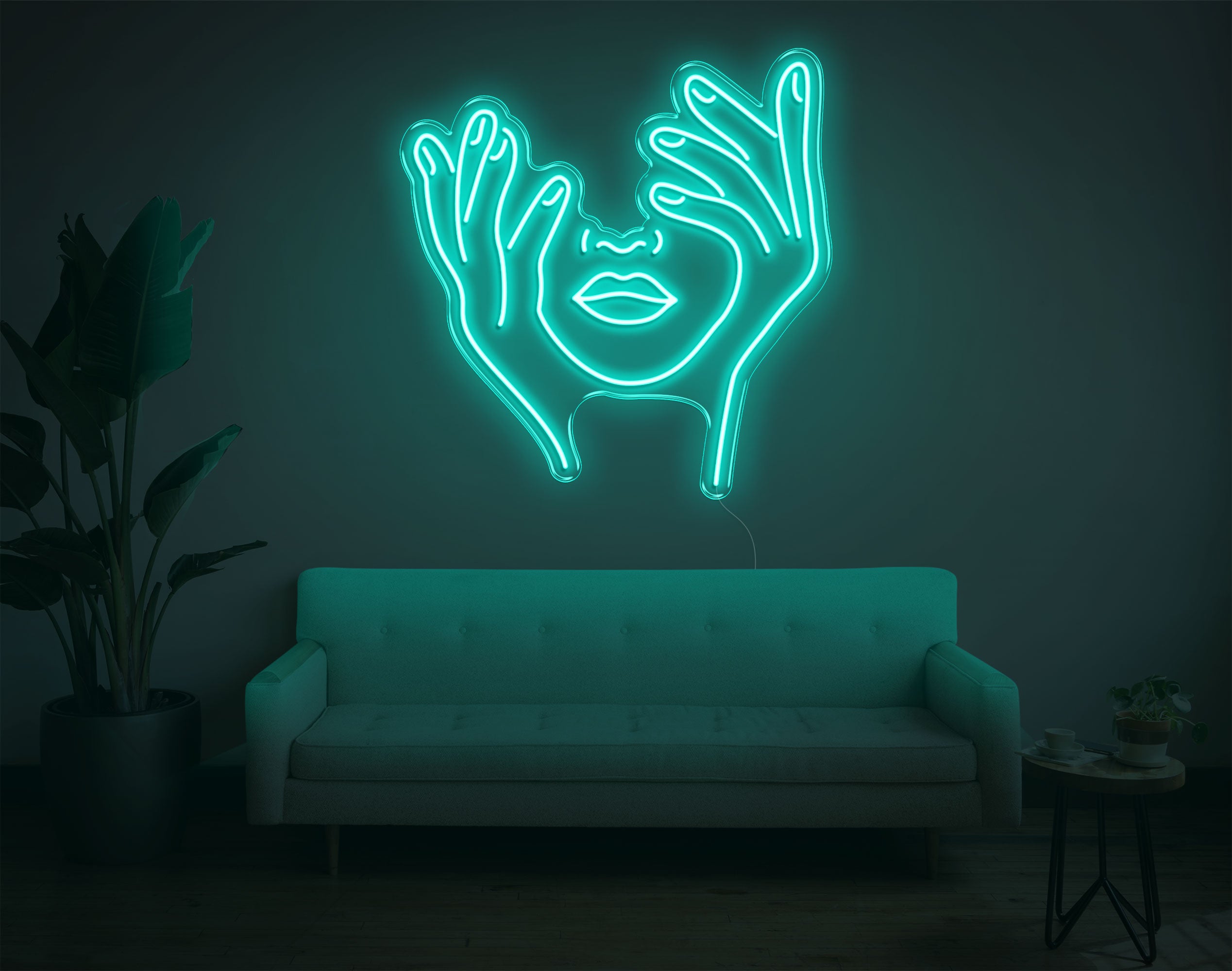 Trippy Face LED Neon Sign